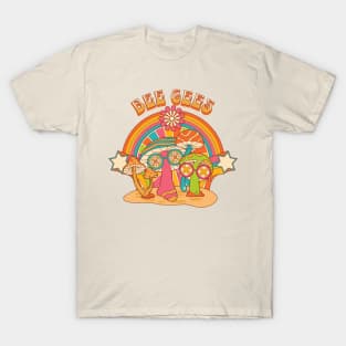 bee mushroom band T-Shirt